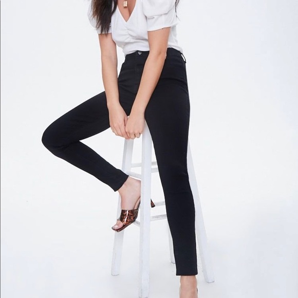 F21 stretch high-rise skinny jeans - Picture 2 of 4